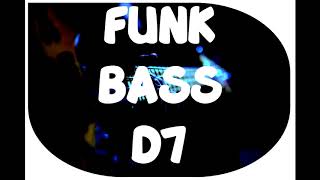 🎶 Funk Backing Tracks For BASS - D7