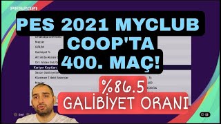 PES 2021 MYCLUB COOP 400. MAÇ | MUHTEŞEM İSTATİSTİK