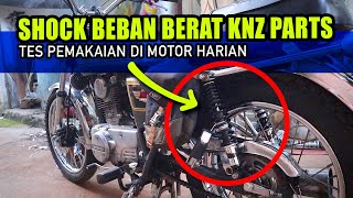 PEMASANGAN SHOCKBREAKER KNZ PARTS DI SEPEDA MOTOR HARIAN