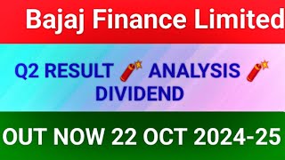 BAJAJ FINANCE LTD Q2 RESULT 2024| BAJAJ FINANCE LTD Q2 RESULT TODAY|