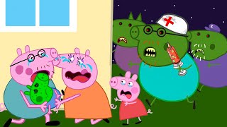 Zombie Apocalypse, Peppa Pig’s Nightmare: The Zombie Invasion🧟‍♂️| Peppa Pig Funny Animation