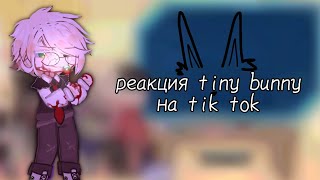 •||реакция tiny bunny на тик ток/ау||•