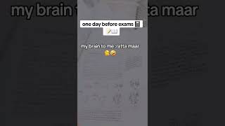 Exam Season ON | Students be Like #rattamaar #exampreparation #exams #goodluck #youtubeshorts #viral