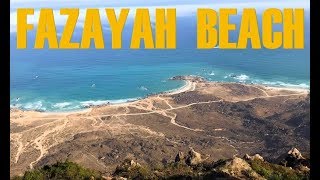 Fazayah beach and lookouts