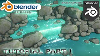 Anime-Style Waterfall Tutorial Part 1 | Blender 4.0.3