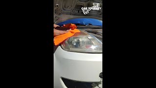 HAZY HEADLIGHT RESTORATION #automobile #detailing #headlight #restoration #meguiars #ford #fiesta