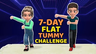 7-DAY FLAT TUMMY CHALLENGE: CORE EXERCISES FOR KIDS