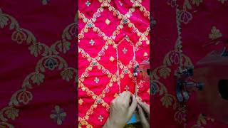 Latest Kurti Neck Design Cutting and Stitching with lace #shortsfeed #trending #youtubeshorts #diy