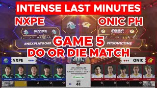 INTENSE LAST MINUTES! ONIC PH vs NXPE Game 5 | MPL PH S9 PLAYOFFS