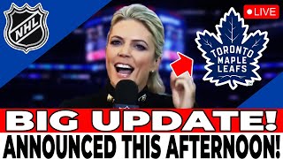 LAST MINUTE BOMB! IT HAS JUST BEEN CONFIRMED! THEY WERE CAUGHT BY SURPRISE! MAPLE LEAFS NEWS TODAY