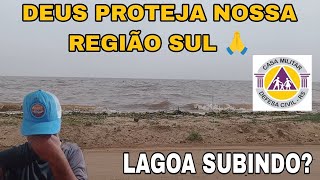 URGENTE  - LAGOA DOS PATOS SUBINDO NA REGIÃO SUL.