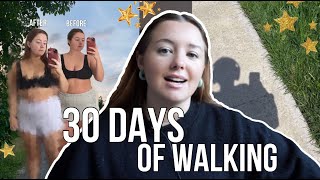 i walked 3+ miles everyday for 30 days (results)