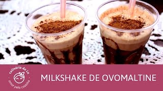 Como fazer Milkshake de Ovomaltine - Culinária da Lu