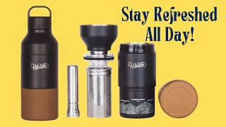 "Stay Refreshed All Day – The 32oz Adventure Flask for Every Beverage, Every Adventure!"