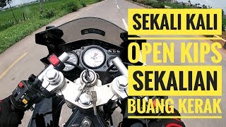 Sekali kali open kips buang semua kerak yang menempel di mesin ninja rr 150