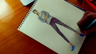 SPORTS WEAR WOMEN | FASHION ILLUSTRATION~ NIKE