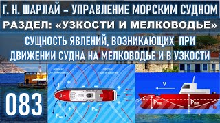 СУЩНОСТЬ ЯВЛЕНИЙ, ВОЗНИКАЮЩИХ ПРИ ДВИЖЕНИИ СУДНА НА МЕЛКОВОДЬЕ И В УЗКОСТИ / «УЗКОСТИ И МЕЛКОВОДЬЕ»