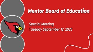 Mentor Board of Education - September 12, 2023