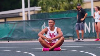 Shaun Maswanganyi Runs 9.96s To Win The American Conference 100m Final