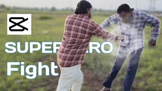 Superhero fighting editing in Capcut in Hindi | Superman vs General zod | capcut tutorial