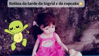 Rotina da tarde da Ingrid e do cupcake☀️(com muito calor)