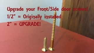 Very Simple Front Door Screw Upgrades that could save your life by onza04