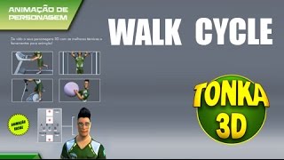 Tutorial 3ds Max sobre Walk Cycle ou Ciclo de Caminhar