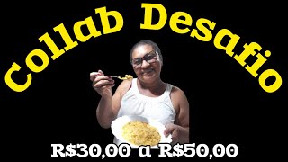 (DESAFIO) Almoço ou jantar /mínimo R$30,00 maximo R$50 reais (COLLAB)