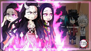 [🇺🇸/🇷🇺] | Past Hashiras react to NEZUKO KAMADO | ALL PARTS | MANGA SPOILER / Demon Slayer /