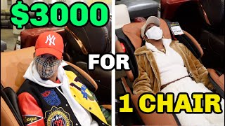 $3000 CHAIR!?!💰... APARTMENT SHOPPING