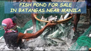 #86 HOLD - FULLY DEVELOPED FISHPOND for Sale in Batangas Philippines