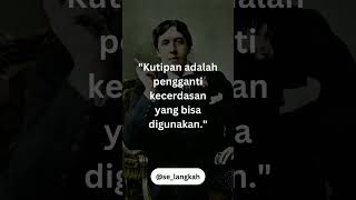 Kutipan adalah pengganti kecerdasan by oscar wilde #quotes #motivasi #katabijak #oscarwilde