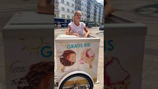 Getting free Raffaello Ice Cream only in Vienna. #raffaello #icecream #vienna #summer #shorts