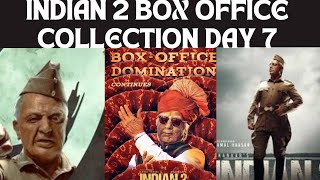 INDIAN 2 Box Office Collection Day 7 #indian2 #shankar  #day7  #boxofficecollection