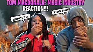 FIRST LISTEN| Tom MacDonald - "The Music Industry" (Reaction!!!) 🔥🔥🔥