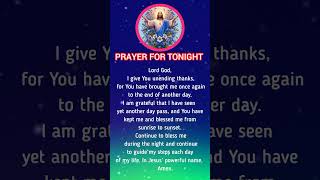 🙏evening prayer catholic- prayer for tonight#shorts #ytshorts #jesus #lord #viral