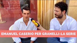 Emanuel Caserio ai microfoni di Granelli dal set di “Il Paradiso delle Signore 8”