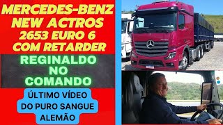 Mercedes-Benz New Actros 2653 Euro 6 com RETARDER - Instrutor Reginaldo no Comando