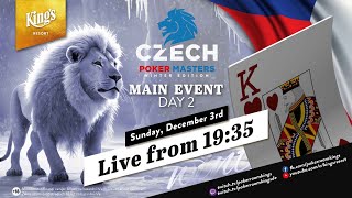 Tag 2 der €150 Czech Poker Masters "Winter Edition" live aus dem King's 👑 🎙️Hachi