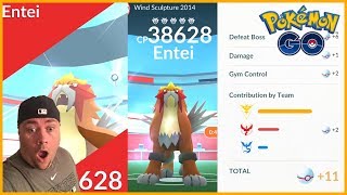 POKEMON GO EASIEST WAY TO CATCH LEGENDARY ENTEI + GAMEPLAY