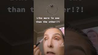 The daily eye test #humour #doingmakeup #funnyvideo #iykyk