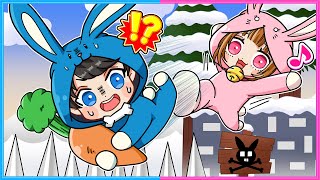 うさぎになって危険な雪山から生き残れ！🐰part2【 スーパーバニーマン 】