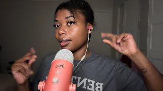 ASMR fast and aggressive mouth and hand sounds 🤭✋🏾(ADHD WARNING😂)