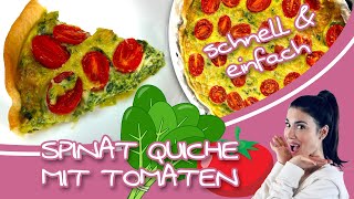 Kein Bock zu kochen? Kinderleichtes Rezept für Quiche! (vegetarisch)