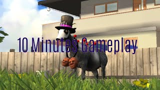 Playing Goat Simulator For 10 Minutes