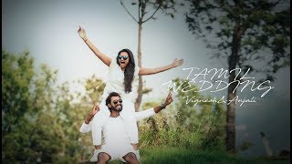 A unique tamil wedding promo highlights Vignesh & Anjali