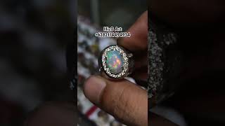 Natural Opal Welo HQ Ring Silver +6282114494934 #hizoart #opal #opals #kalimaya #shorts #dijual