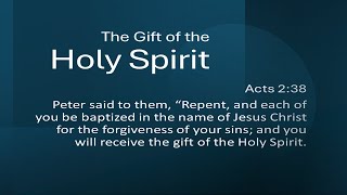 The Gift of the Holy Spirit | Series: NT Miracles and the Holy Spirit (April, 14, 2024)