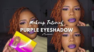 Detailed Eyeshadow Tutorial *purple pigment