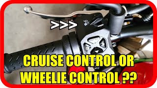 How To Set Up Cruise Control vs Wheelie Control Buttons - 2021 Aprilia Tuono V4 Factory